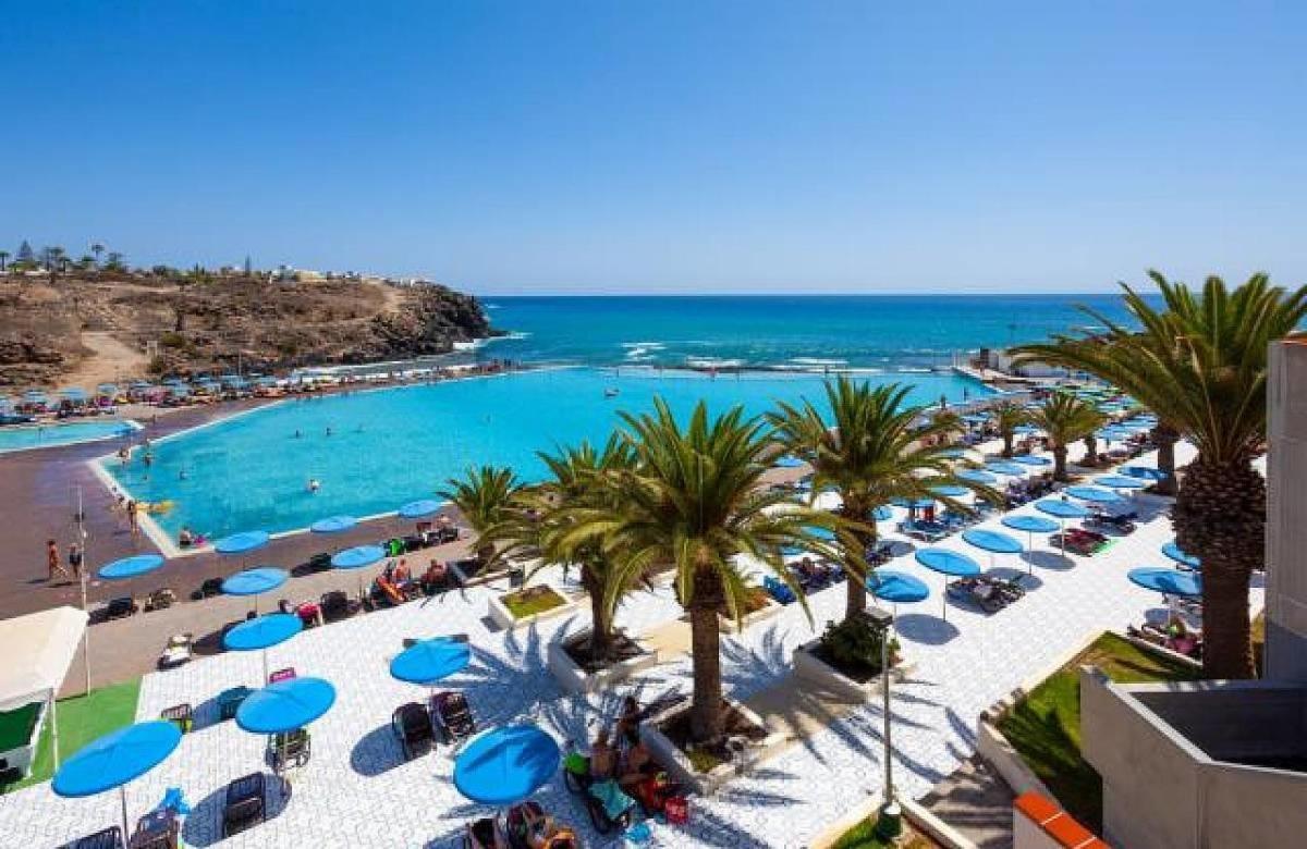 Beach-Front Tenerife Sth Sea And Pool View Costa Del Silencio Kültér fotó